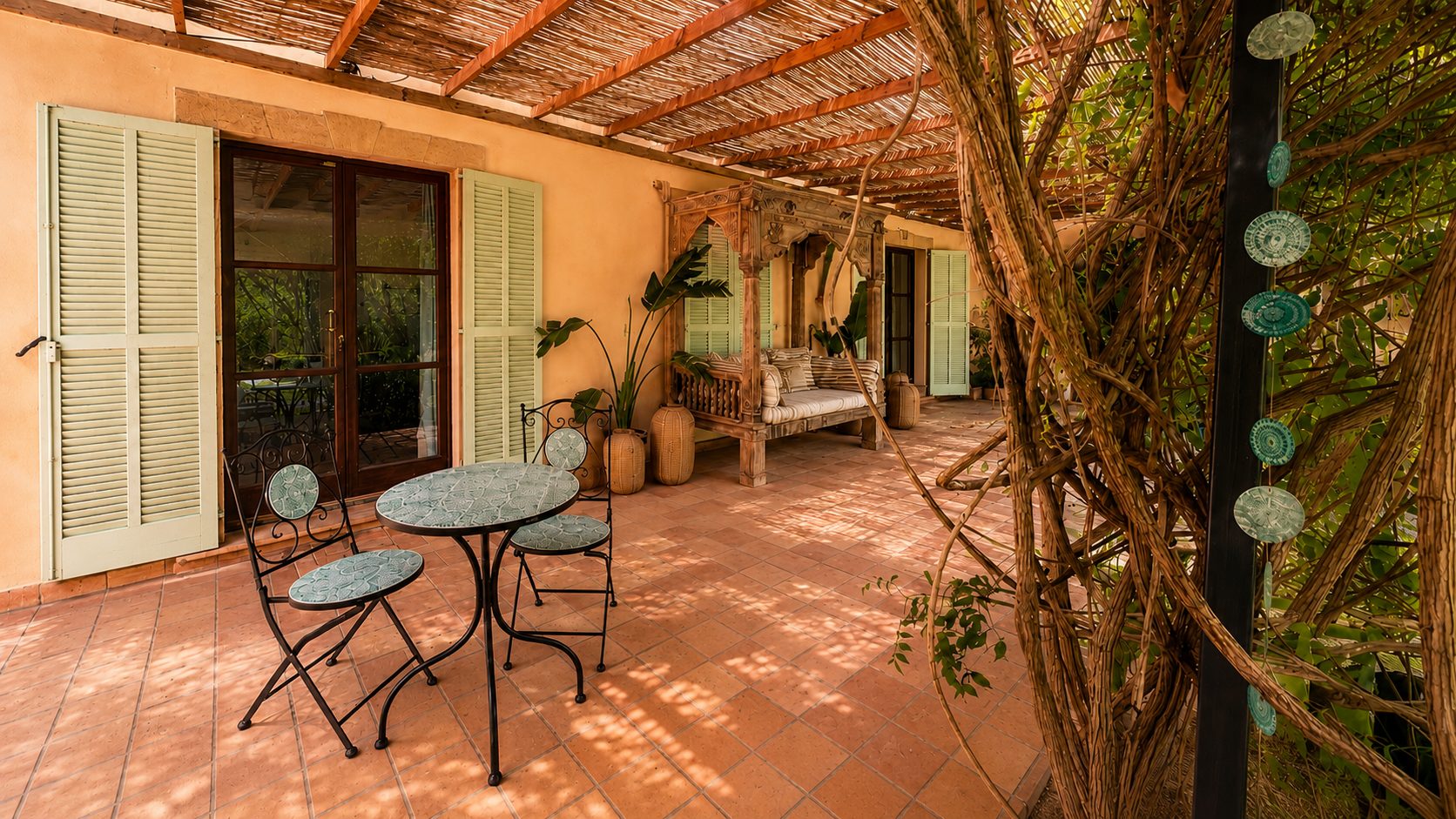 Shared terrace at Casa Magnet